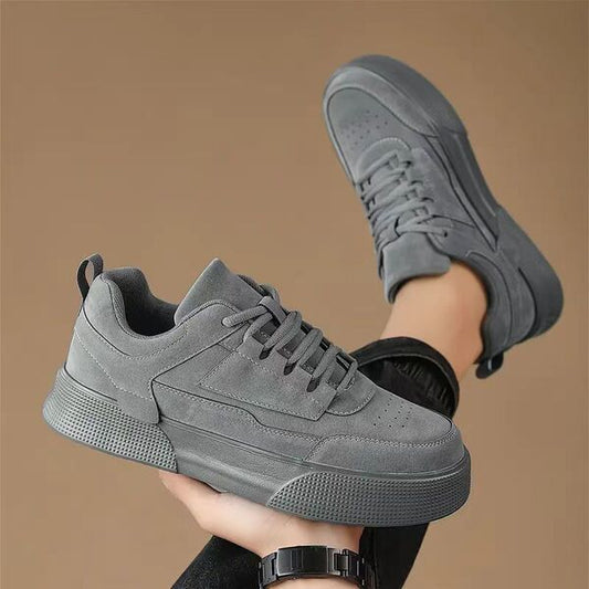 Gray Suede Sneakers