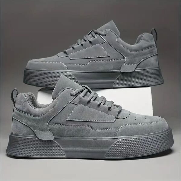 Gray Suede Sneakers